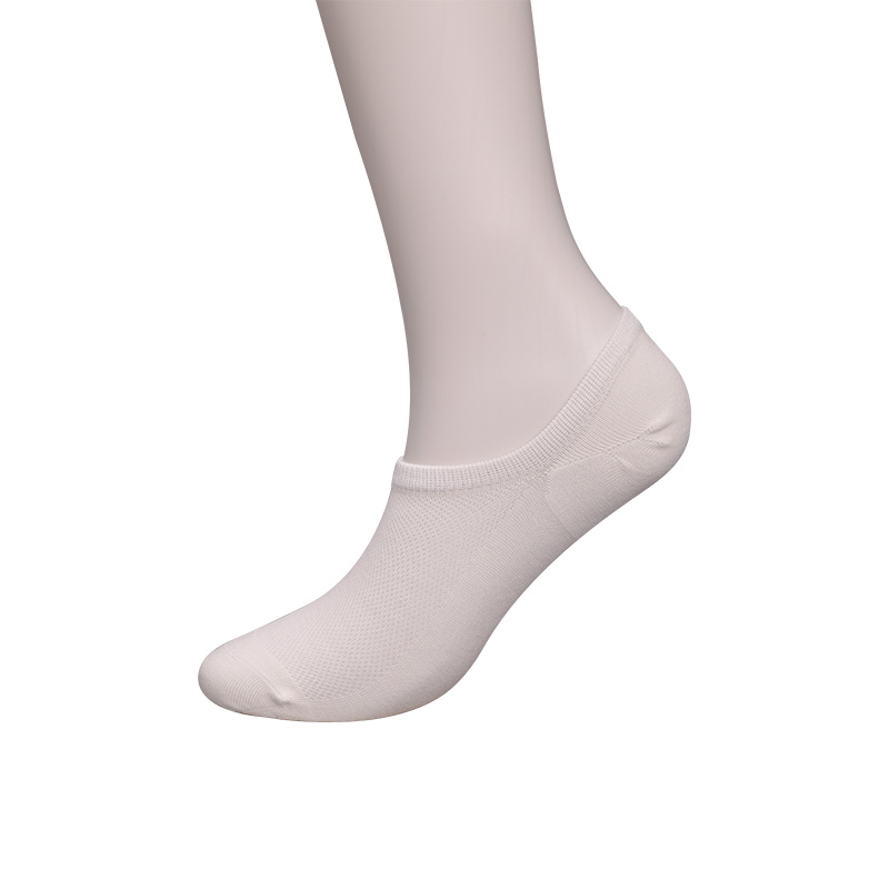 Ultravékony fésült pamut, nylon és spandex sima félhálós, kézzel varrott női zokni WSD1673