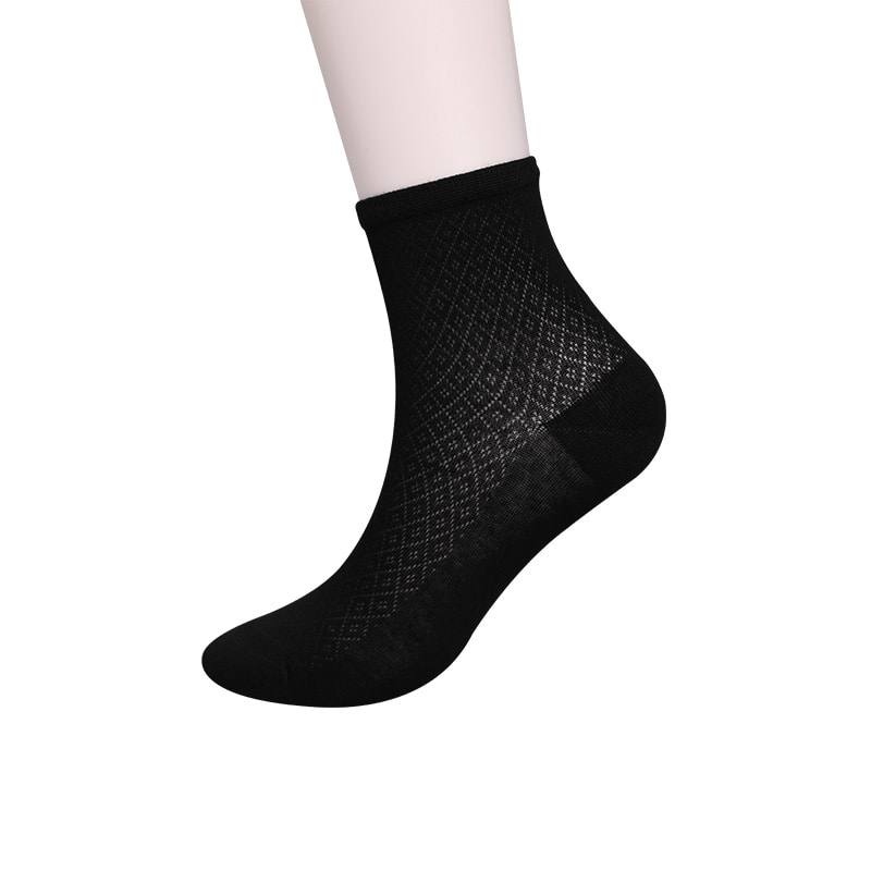 Puha bambuszszálas nylon táska, vékony kis gyémánt alkalmi női zokni, kézzel varrott női zokni WSD1689