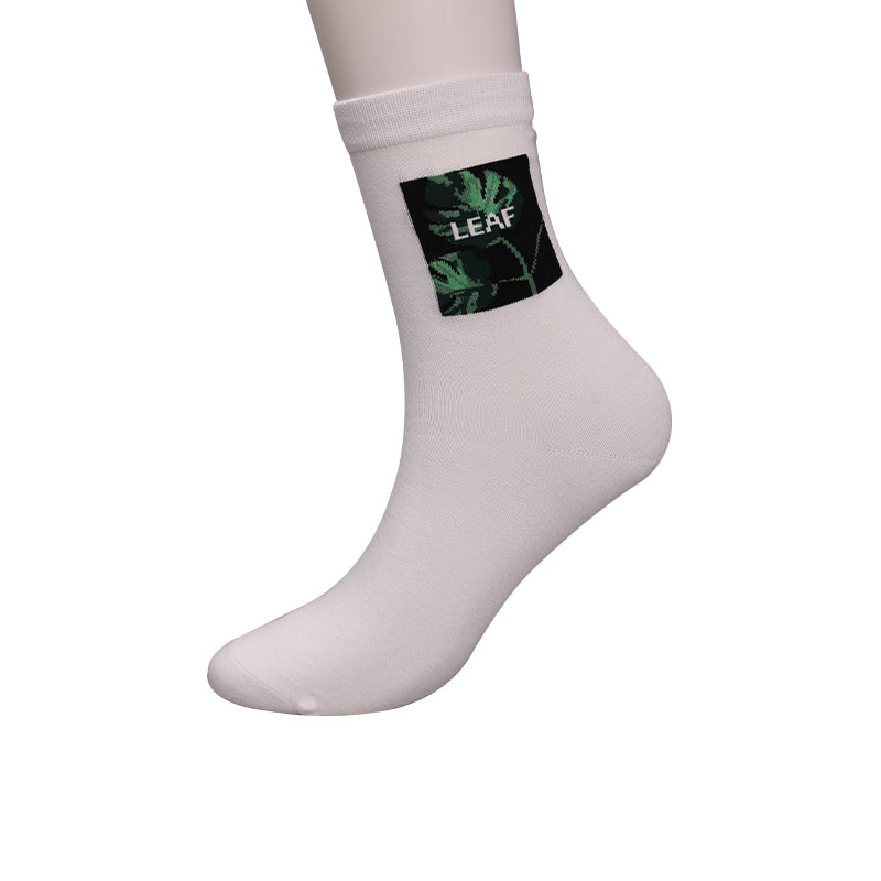 Puha fonású selyem nylonba csomagolt spandex utánzat 3D nyomtatott jacquard kézzel varrott őszi és téli férfi zokni WSD2850