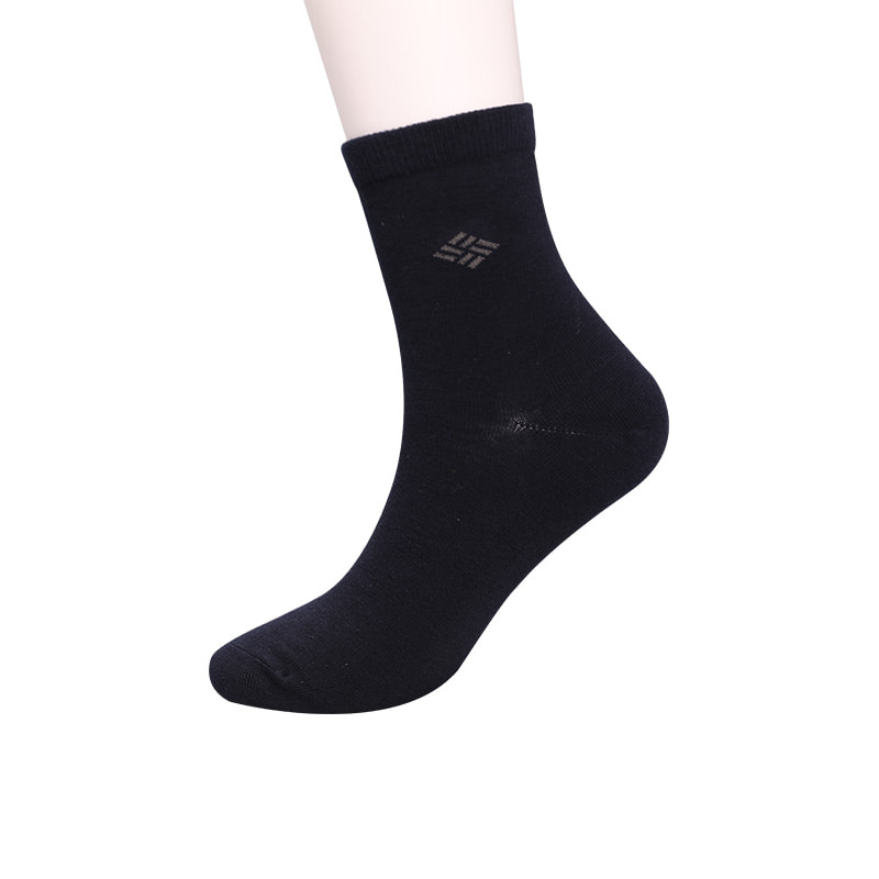 Fésült pamut pamut burkolt ammónia zokni 98% pamut fonal kis jacquard kézzel varrott őszi és téli férfi zokni WSD2581