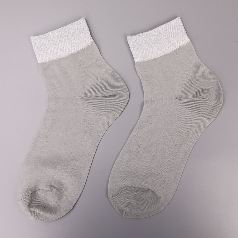 Divat átlátszó nylon selyem pamut alsó női zokni Szuperfinom nylon átlátszó selyem női zokni Kristály selyem női zokni WSD1946