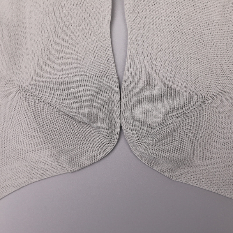 Divat átlátszó nylon selyem pamut alsó női zokni Szuperfinom nylon átlátszó selyem női zokni Kristály selyem női zokni WSD1946