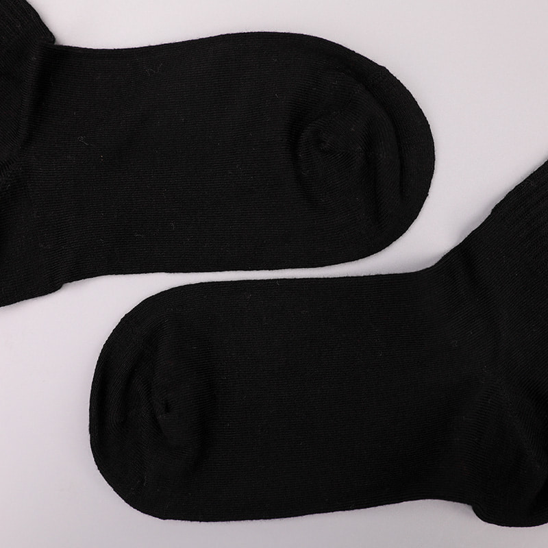Puha fonott selyem nylon ammóniával borított 2 vízszintes csíkkal és megerősített, kézzel varrott női zokni WSD1536