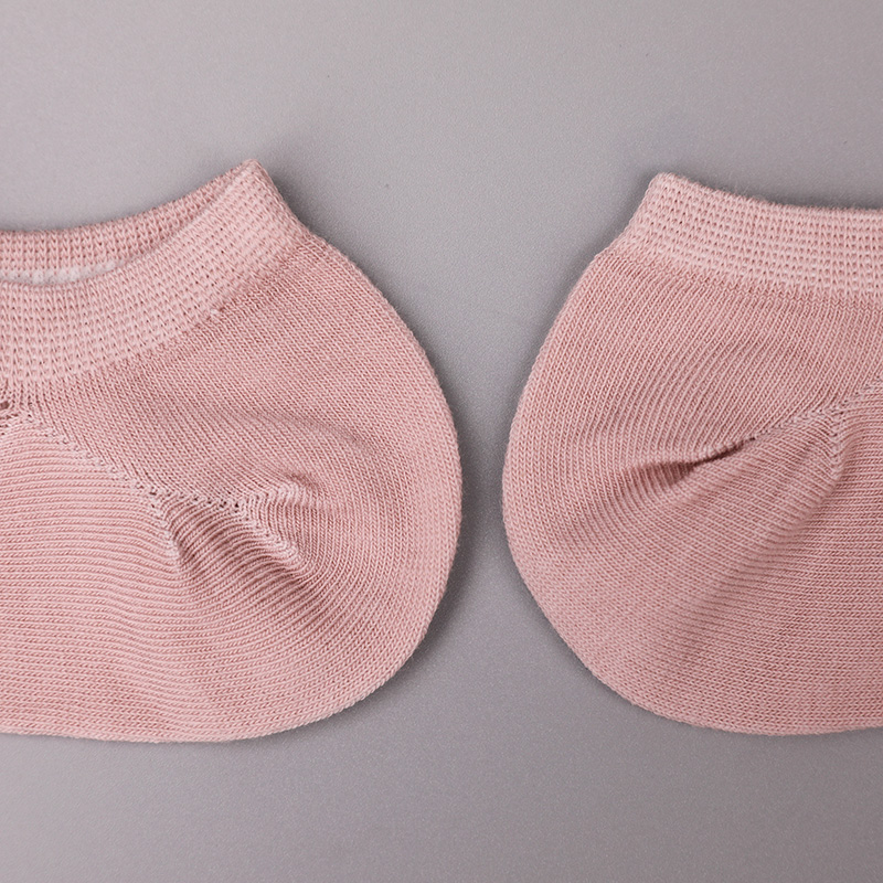Ultravékony fésült pamut, nylon és spandex sima félhálós, kézzel varrott női zokni WSD1673