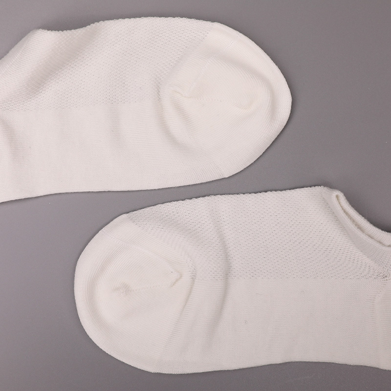 Ultravékony fésült pamut, nylon és spandex sima félhálós, kézzel varrott női zokni WSD1673