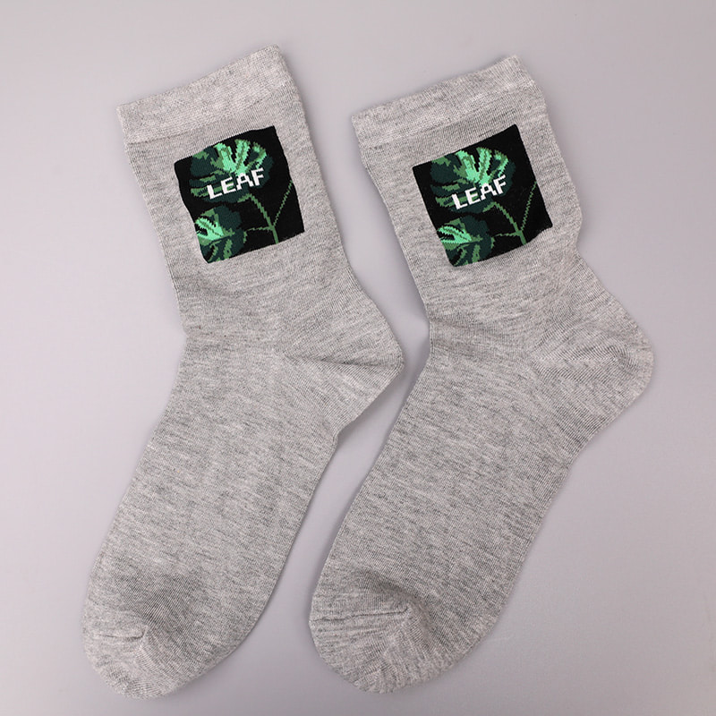 Puha fonású selyem nylonba csomagolt spandex utánzat 3D nyomtatott jacquard kézzel varrott őszi és téli férfi zokni WSD2850