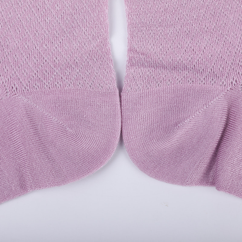 Puha bambuszszálas nylon táska, vékony kis gyémánt alkalmi női zokni, kézzel varrott női zokni WSD1689