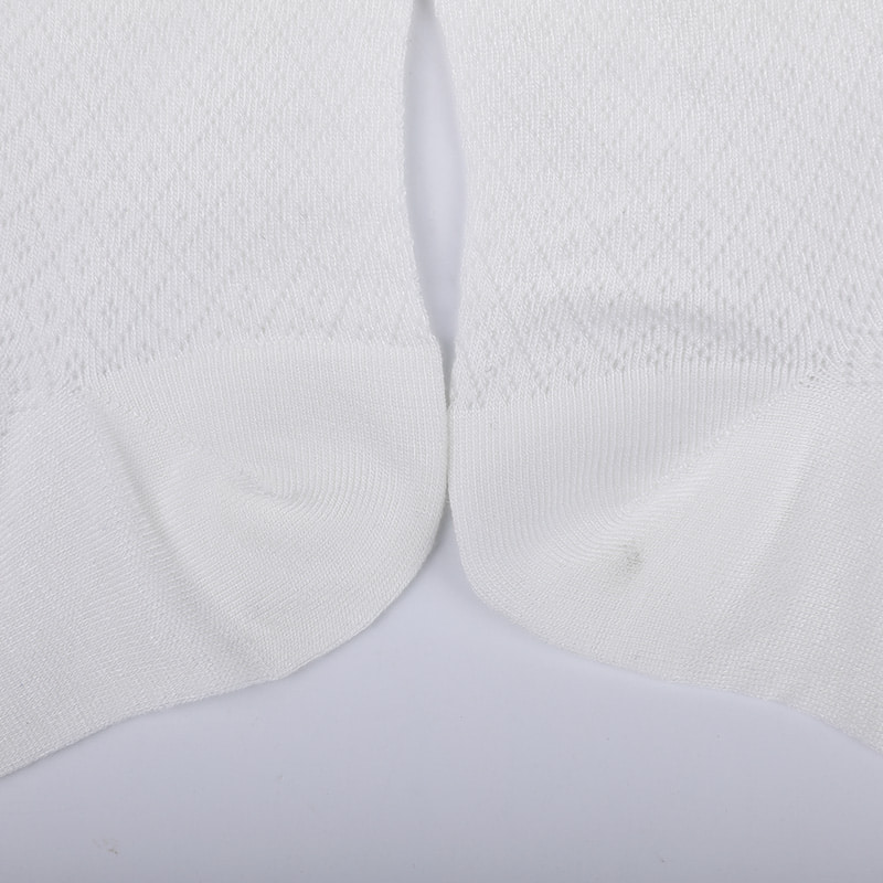 Puha bambuszszálas nylon táska, vékony kis gyémánt alkalmi női zokni, kézzel varrott női zokni WSD1689